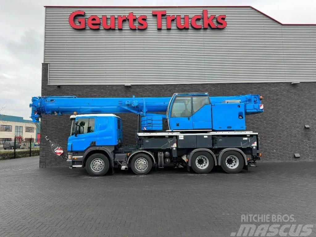 Scania P420 8X4 + LIEBHERR LTF 1045-4.1 KRAAN/KRAN/CRANE/ Truck mounted cranes