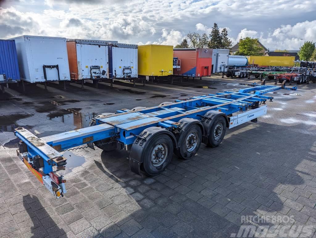Krone SD 27 3-Assen BPW - LiftAxle - DiscBrakes - 5510kg Container semi-trailers