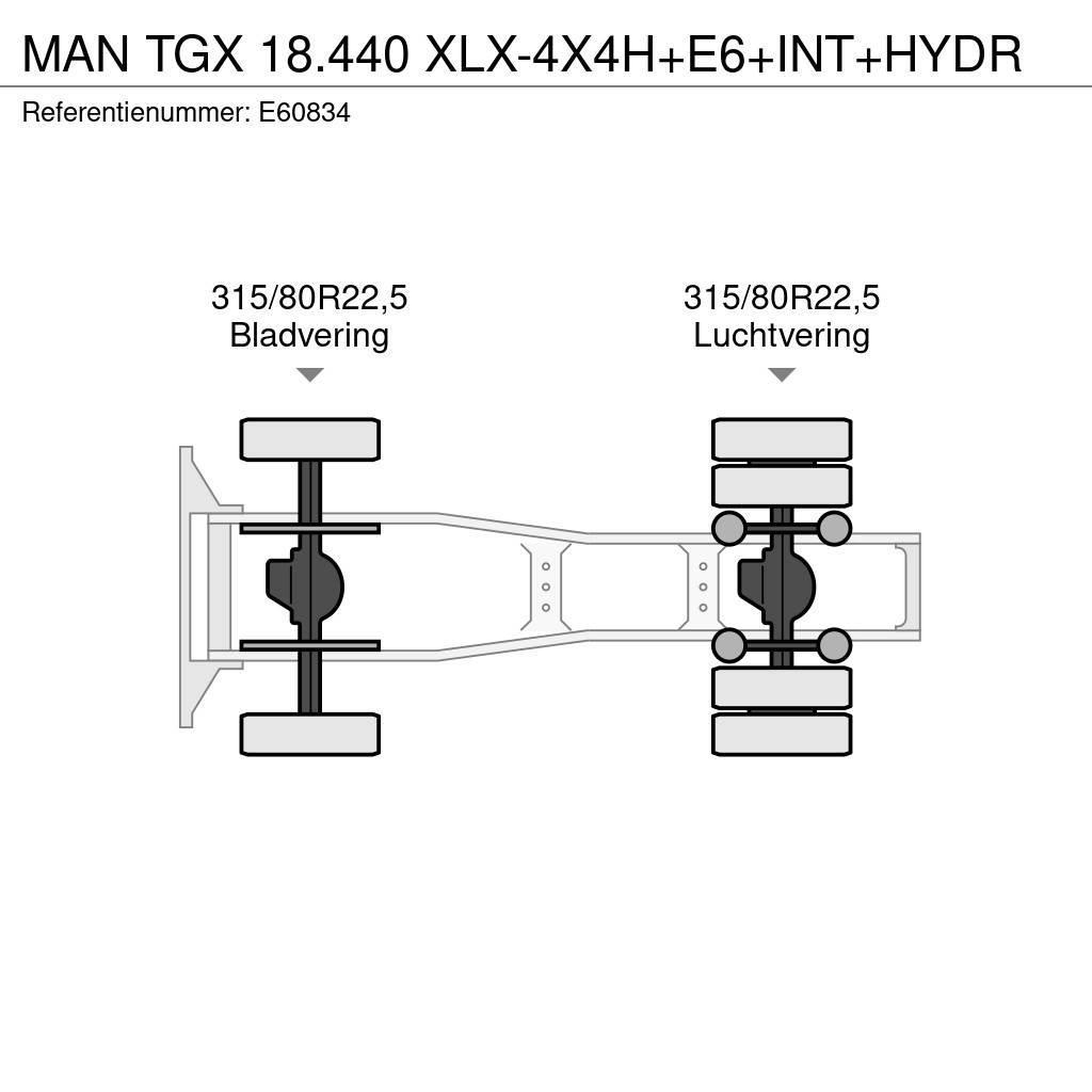 MAN TGX 18.440 XLX-4X4H+E6+INT+HYDR Prime Movers