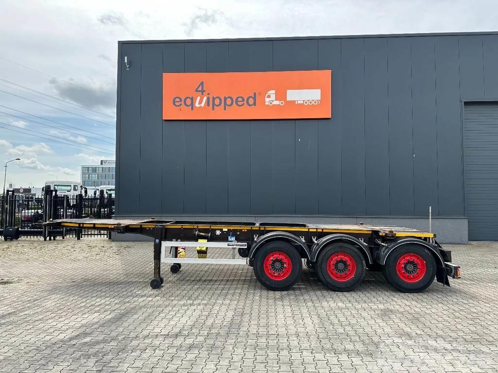 Burg 20FT ADR-Chassis, empty weight: 3.690kg, SAF INTRA Container semi-trailers
