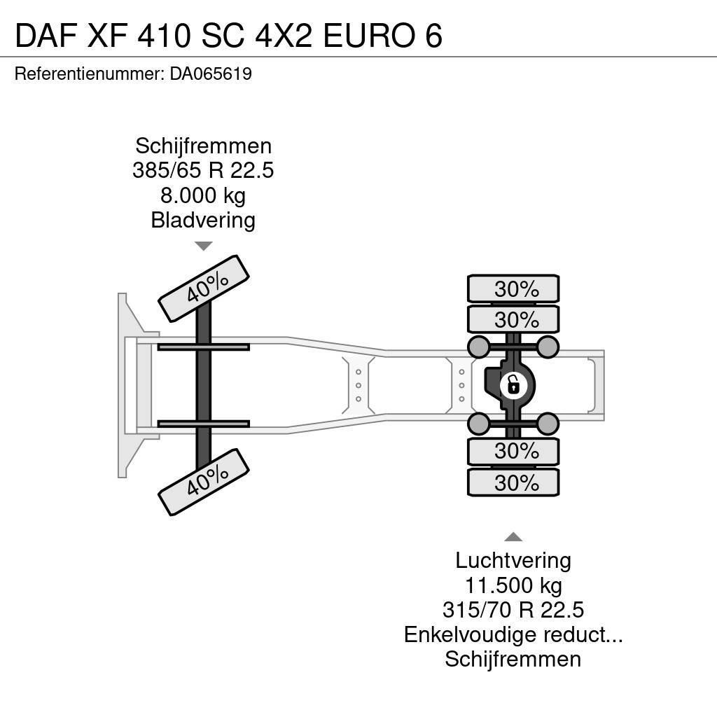 DAF XF 410 SC 4X2 EURO 6 Prime Movers