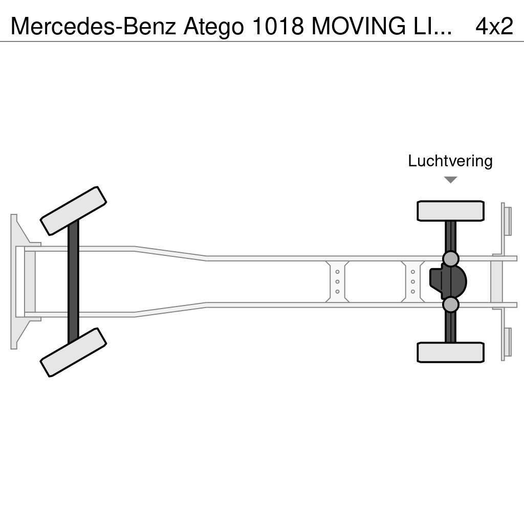 Mercedes-Benz Atego 1018 MOVING LIFT - GOOD WORKING CONDITION Box trucks