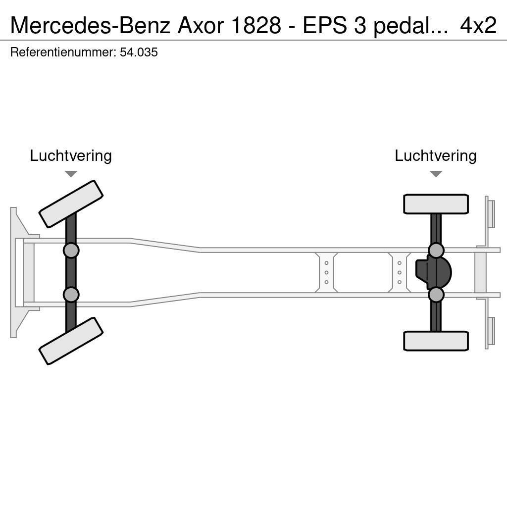 Mercedes-Benz Axor 1828 - EPS 3 pedal - Box Folding system - 54. Box trucks