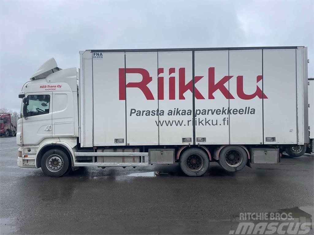 Scania R-500 6x2-4750, 7,5m VAK:n 2-taso kori Box trucks
