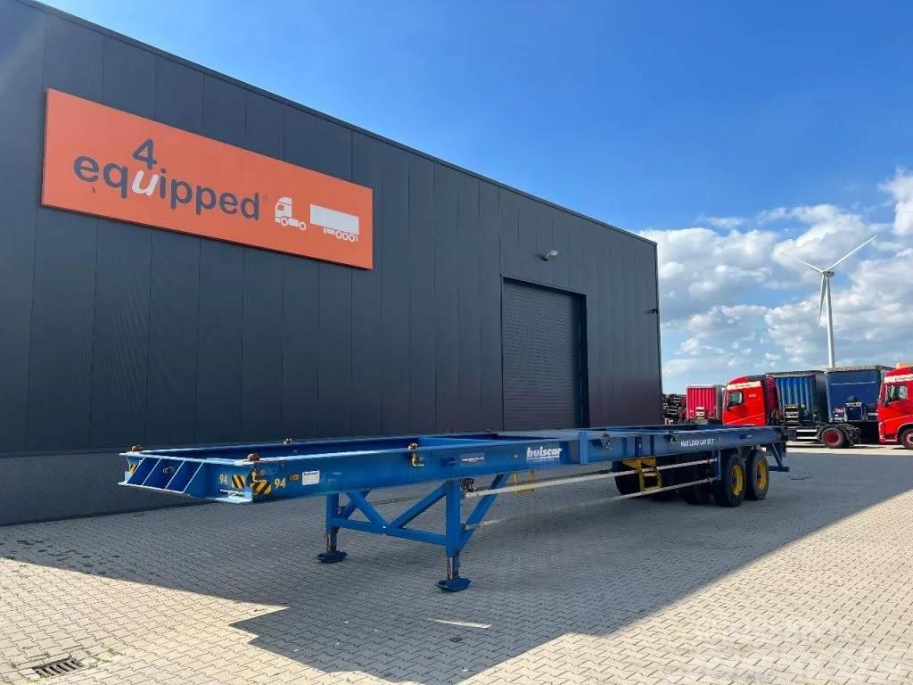  Buiscar voor 2x 20FT SWAP BODY, MAX LOAD 65.000KG Container semi-trailers