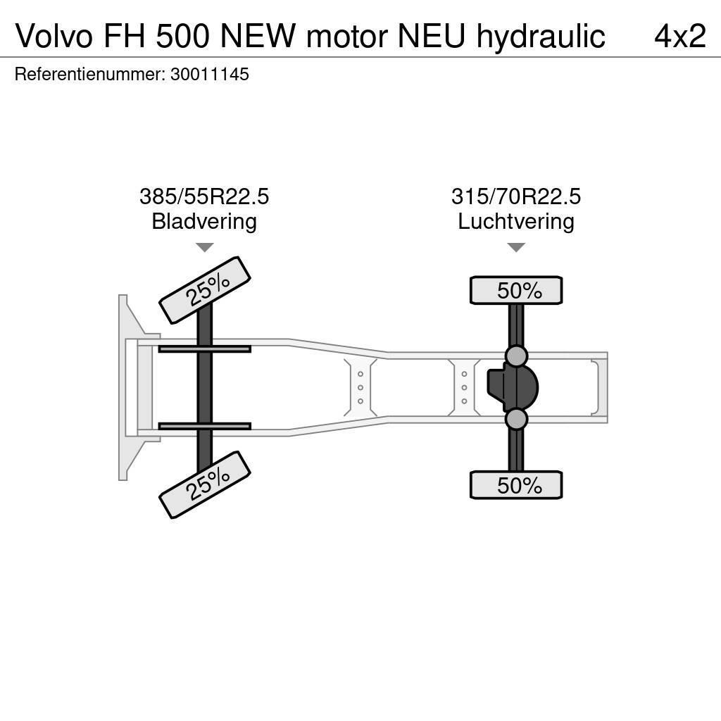 Volvo FH 500 NEW motor NEU hydraulic Prime Movers