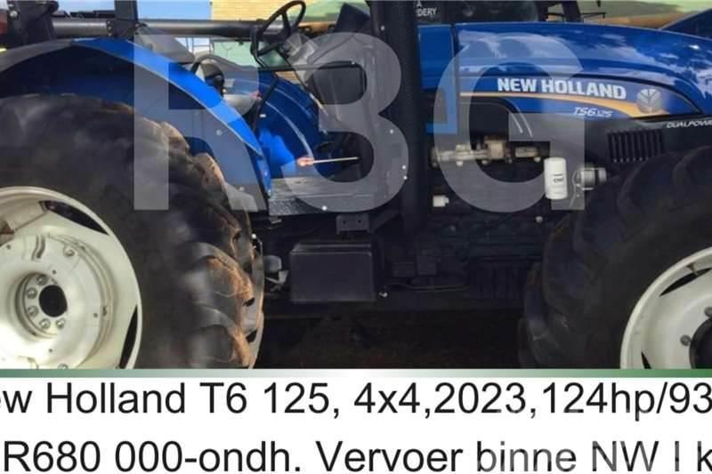 New Holland T6 125 - 124hp / 93kw Tractors