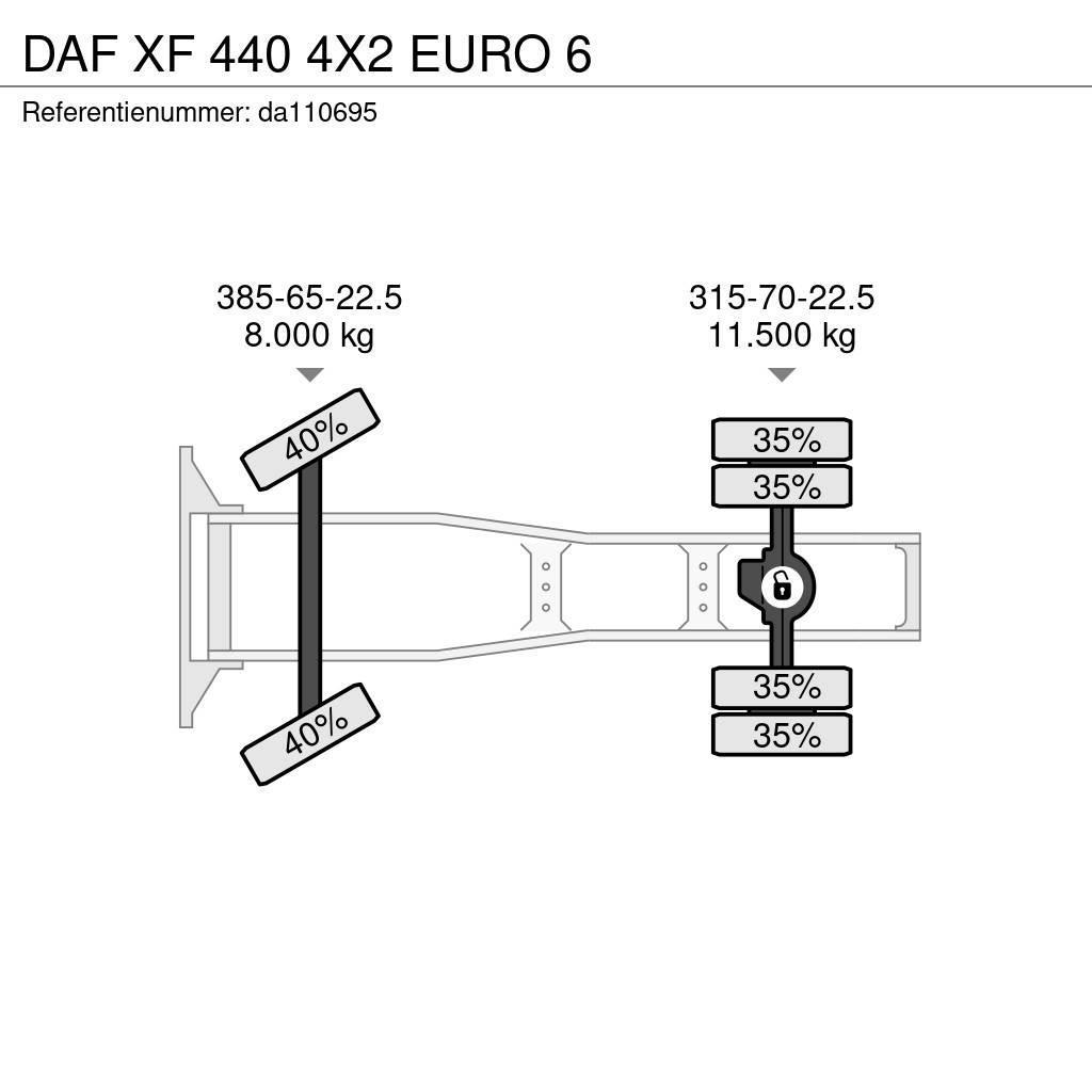 DAF XF 440 4X2 EURO 6 Prime Movers