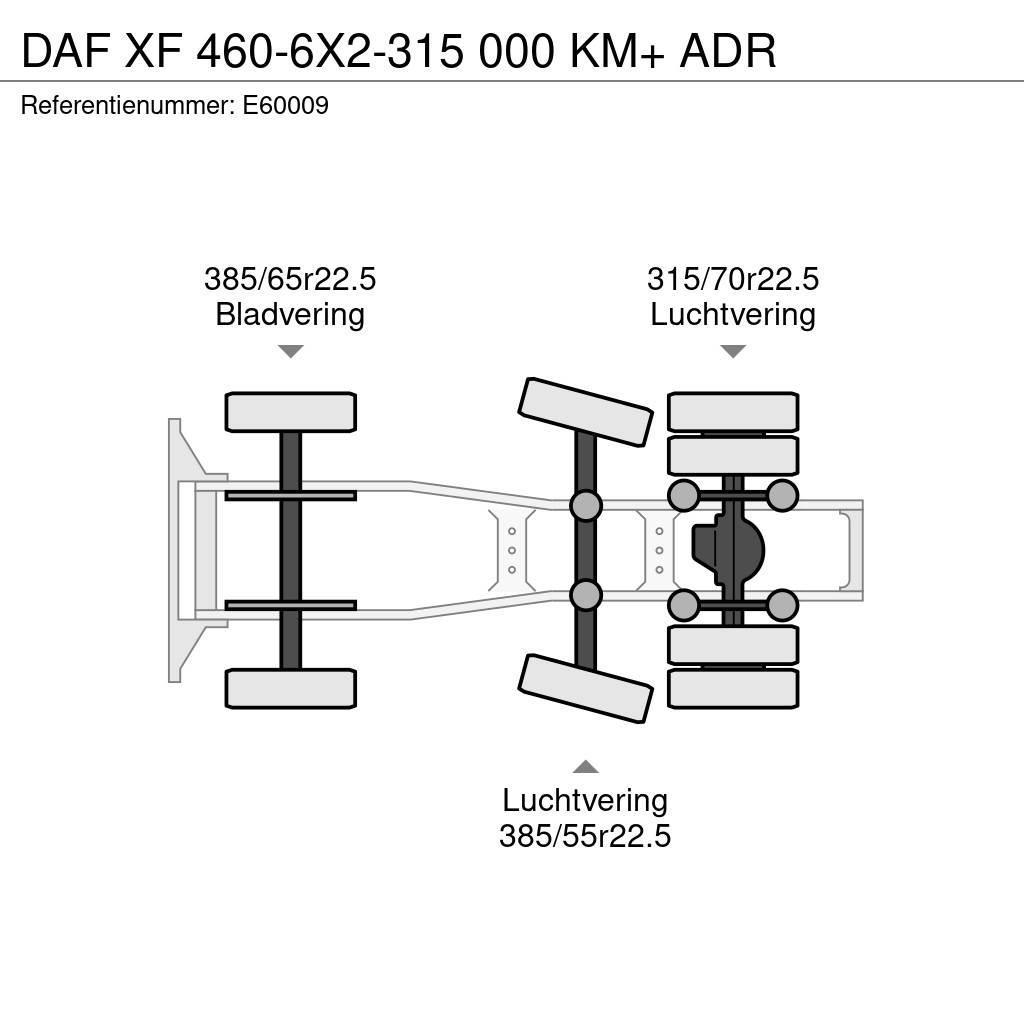 DAF XF 460-6X2-315 000 KM+ ADR Prime Movers