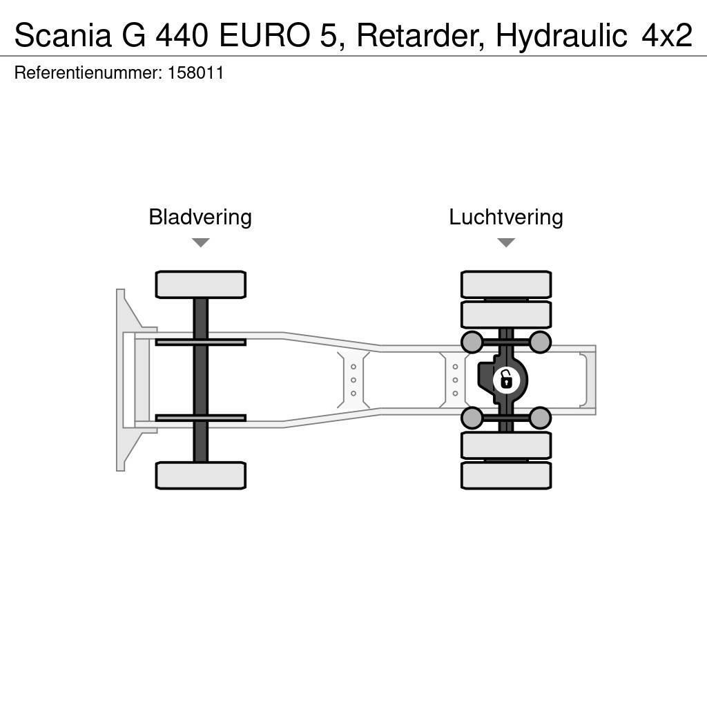 Scania G 440 EURO 5, Retarder, Hydraulic Prime Movers