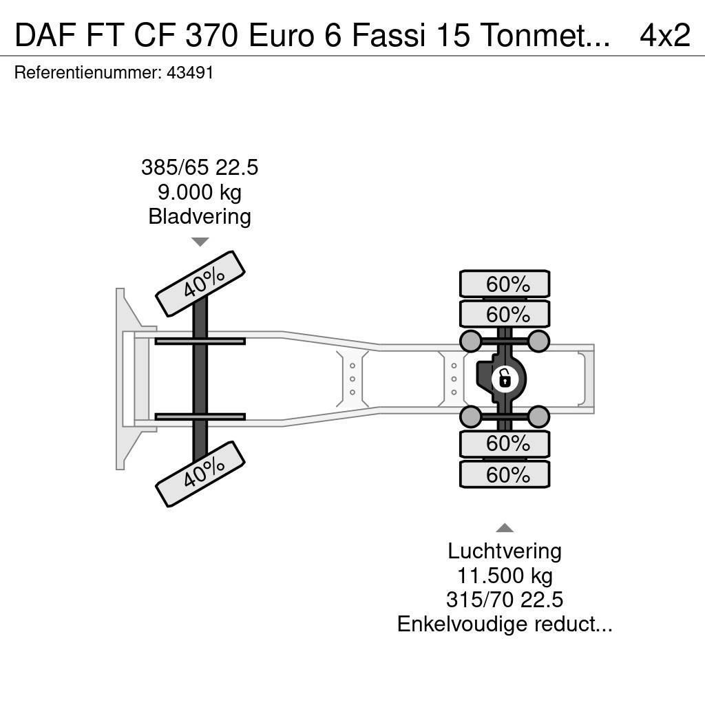 DAF FT CF 370 Euro 6 Fassi 15 Tonmeter laadkraan Prime Movers