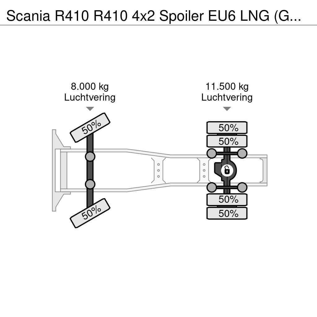 Scania R410 R410 4x2 Spoiler EU6 LNG (GAS) Automatik Prime Movers