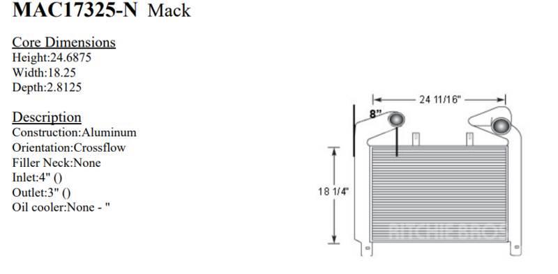 Mack MR Series Other components