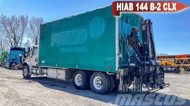 Freightliner M2 112 CURTAIN SIDE BOX WITH CRANE Prime Movers