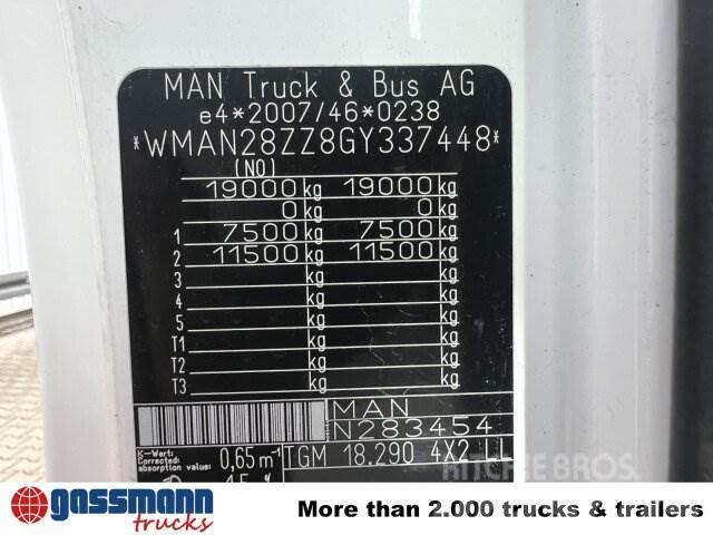 MAN TGM 18.290 4X2 LL, Iso-Koffer, Seitentüren Links, Box trucks