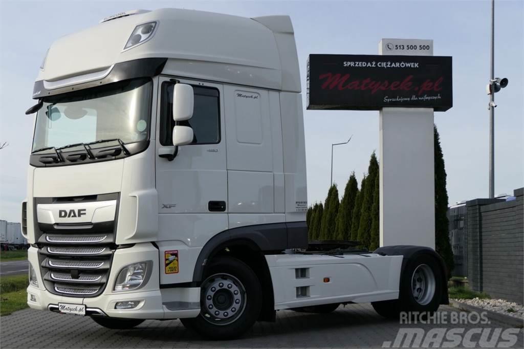 DAF XF 480 / SUPER SPACE CAB / I-PARK COOL / OPONY 100 Prime Movers