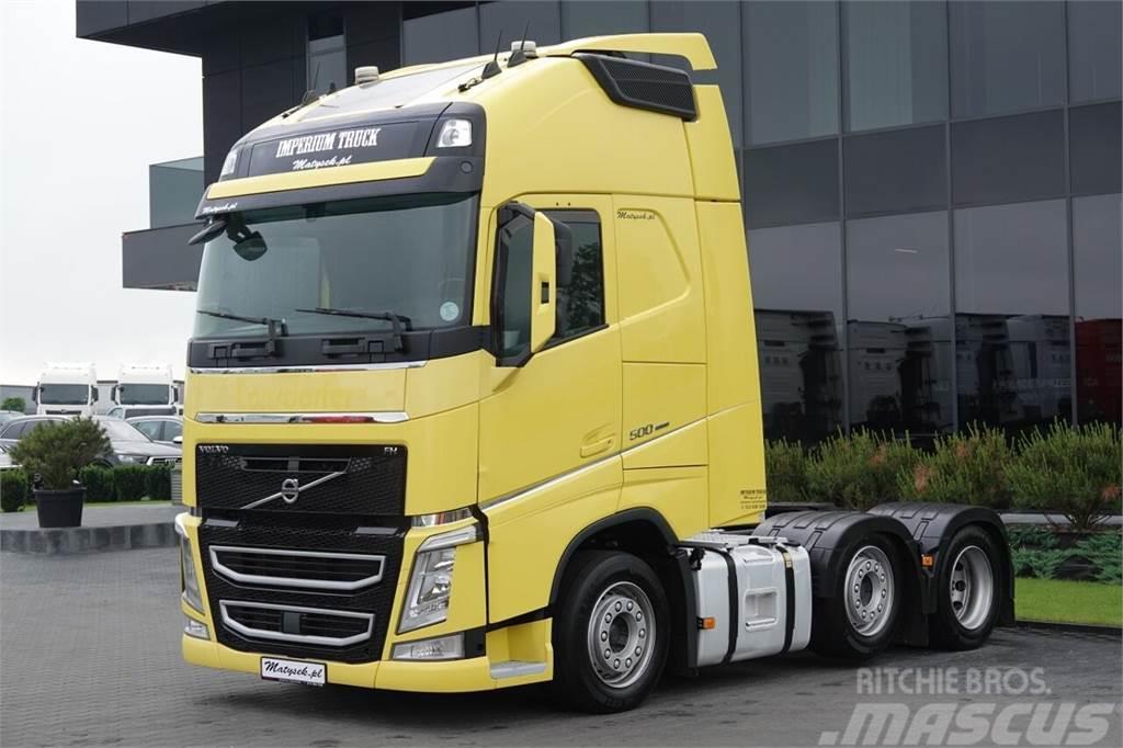 Volvo FH 500 / 6X2 / PUSHER / LOW DECK / STEERING AXLE / Prime Movers