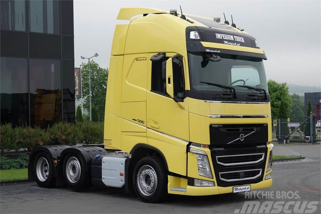 Volvo FH 500 / 6X2 / PUSHER / LOW DECK / STEERING AXLE / Prime Movers