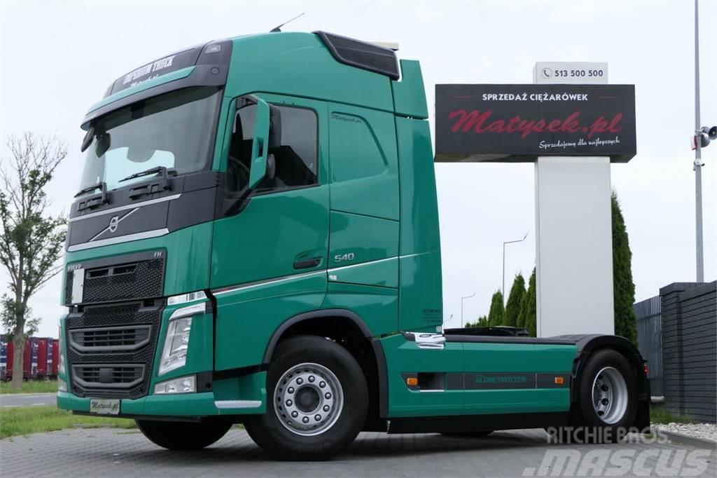 Volvo FH 540 / GLOBETROTTER / I-PARK COOL / EURO 6 / 201 Prime Movers