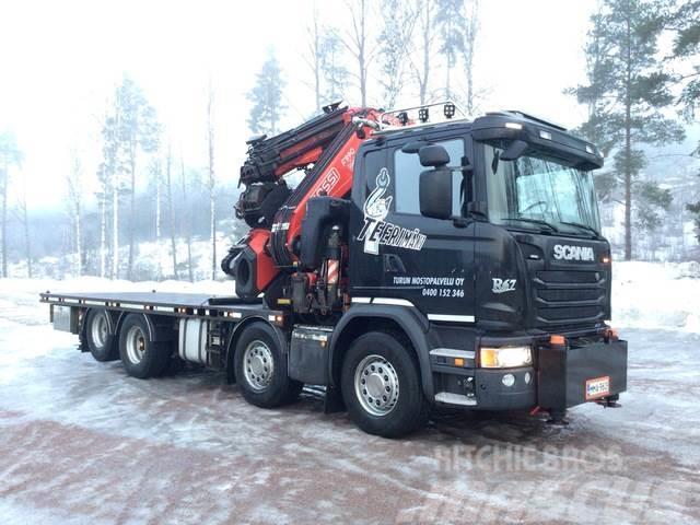 Scania G450 Truck mounted cranes