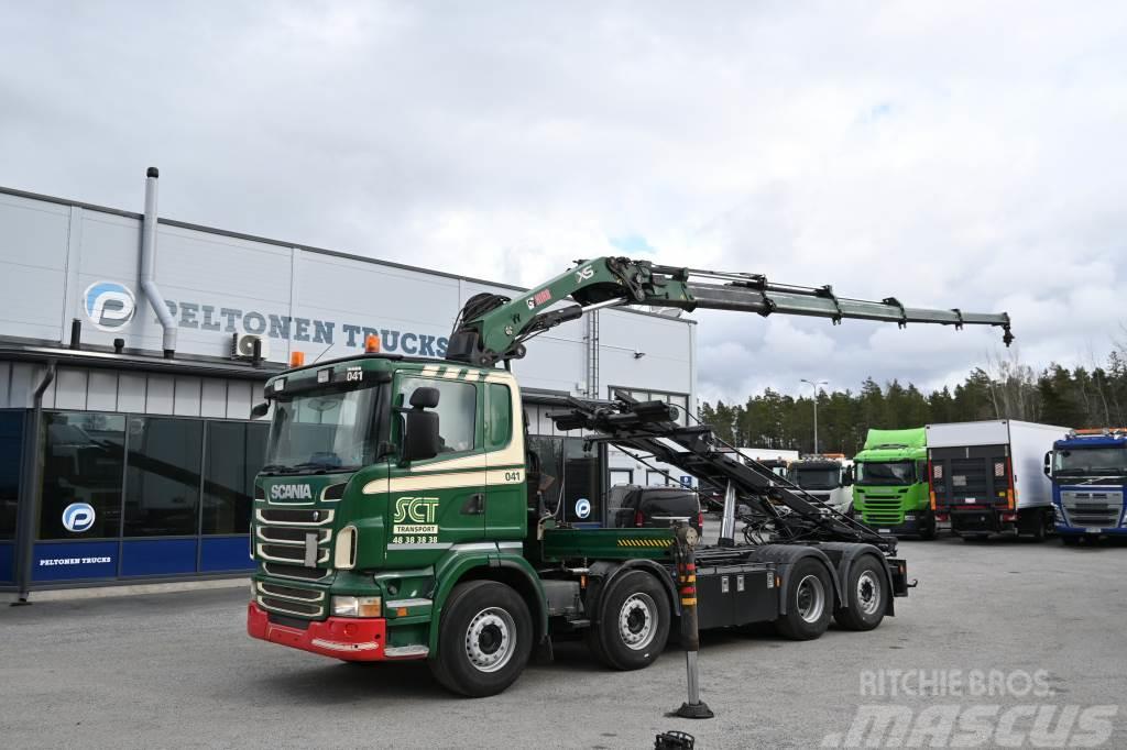 Scania R480 8x2 HIAB 244 Truck mounted cranes