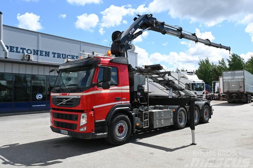 Volvo FM450 8x4 HIAB 244 10v Truck mounted cranes