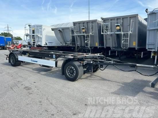 KRONE AZ, MAXI-LAFETTE BPW-ACHSEN Container trailers