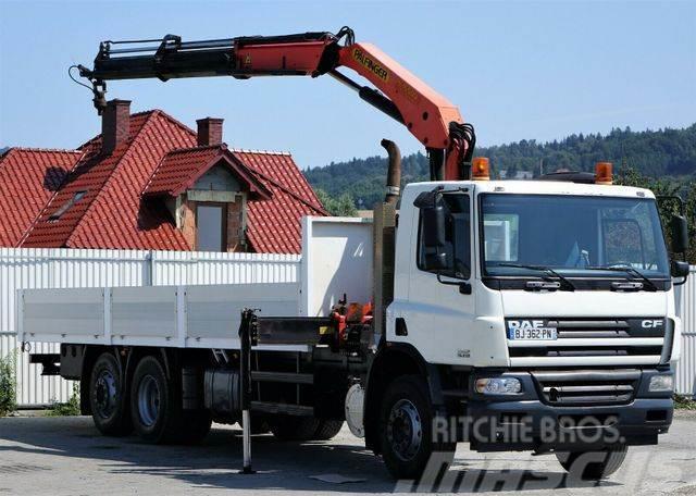DAF CF 75.310 Pritsche 7,90 m + KRAN / 6x2! Truck mounted cranes