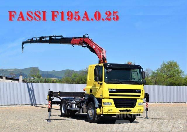 DAF CF 85.410 Sattelzugmaschine+KRAN * TOP Truck mounted cranes