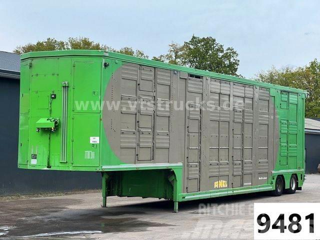  FINKL SAV 34 Multi-Liner Hubdach 3/4/3 Stock,VSE Animal transport semi-trailers