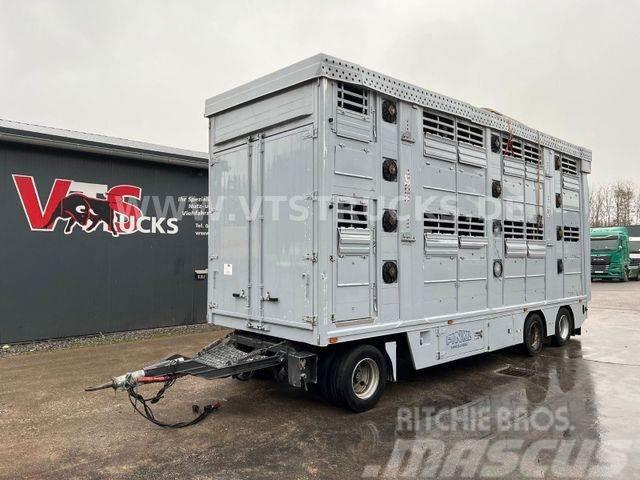  Finkl VA 24 3.Stock Vieh. Hubdach Rampe 3 Achsen Livestock transport