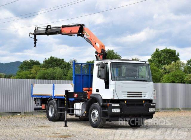 Iveco Eurocargo 180E28 *Pritsche 4,80m + KRAN Truck mounted cranes