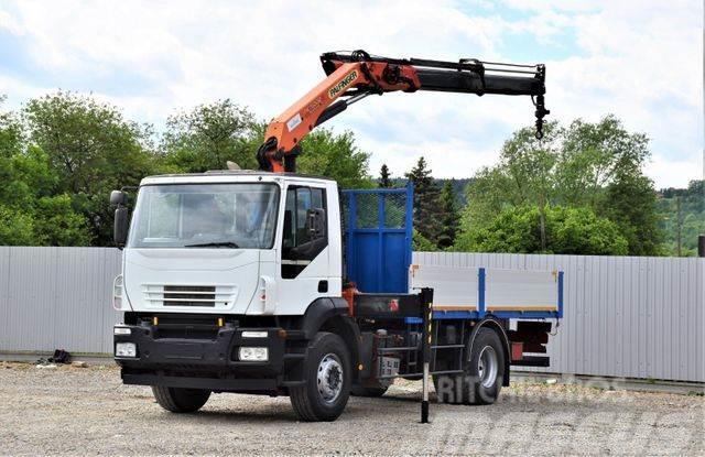 Iveco Eurocargo 180E28 *Pritsche 4,80m + KRAN Truck mounted cranes