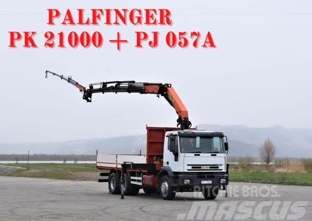 Iveco Eurotrakker 280E35* KRAN +JIB PJ057A/ FUNK*6x4 Truck mounted cranes