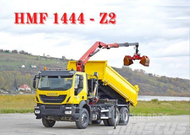 Iveco TRAKKER 360 * Kipper 4,90m* KRAN/FUNK*6x4 Truck mounted cranes