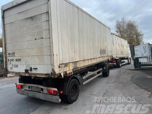 Krone Lafette AZW mit Tüv bis11/23 sofort verfüg Container trailers