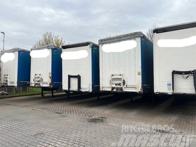 Krone SD Mega-Auflieger, 5 X Vorhanden Curtain sider semi-trailers