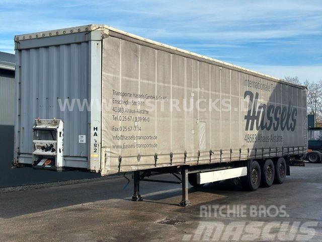 Krone SD Pritsche + Plane,Edscha-Verdeck, Liftachse Curtain sider semi-trailers