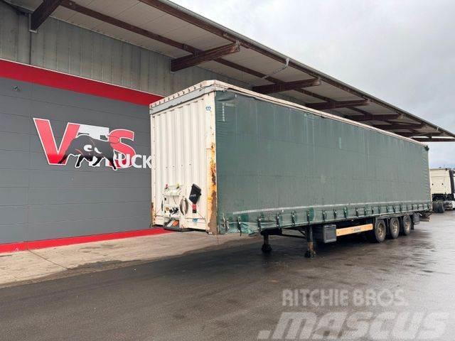 Krone SD Pritsche + Plane Edscha-Verdeck Mega Curtain sider semi-trailers