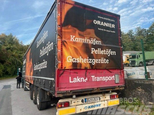 Krone SDP Auflieger, P+P,TÜV bis 12/23,Curtiansider+Ed Curtain sider semi-trailers