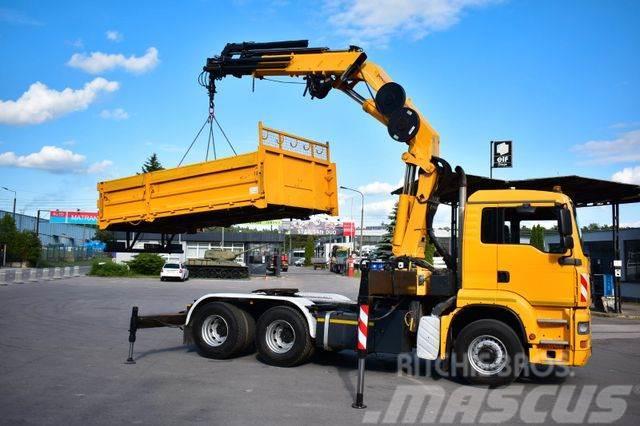 MAN 6x6 H 26.430 HMF 4220 K6 WINCH CRAN KRAN Truck mounted cranes