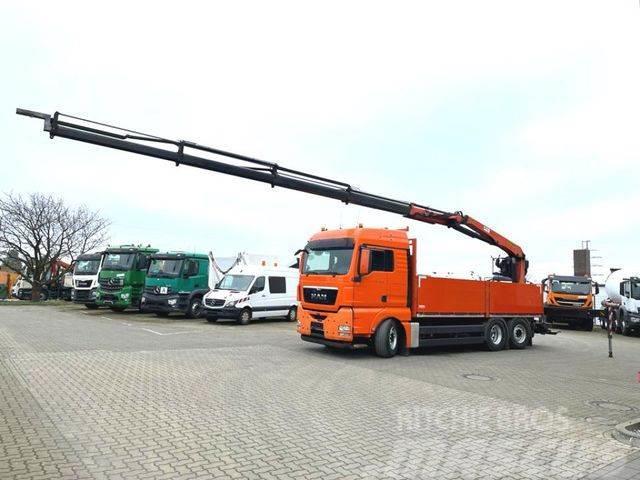 MAN TG-X 26.480 6x2-2 LL Pritsche Heckkran 4xhydr.Au Truck mounted cranes