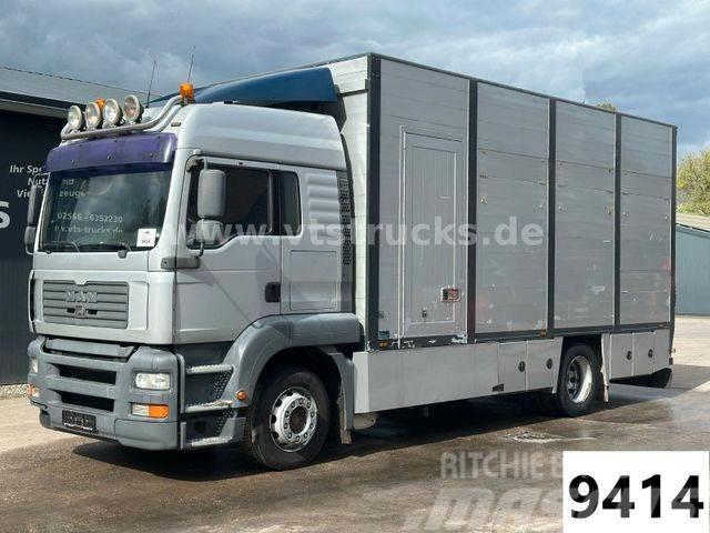 MAN TGA 18.390 4x2 1.Stock Cuppers Viehtransporter Livestock trucks