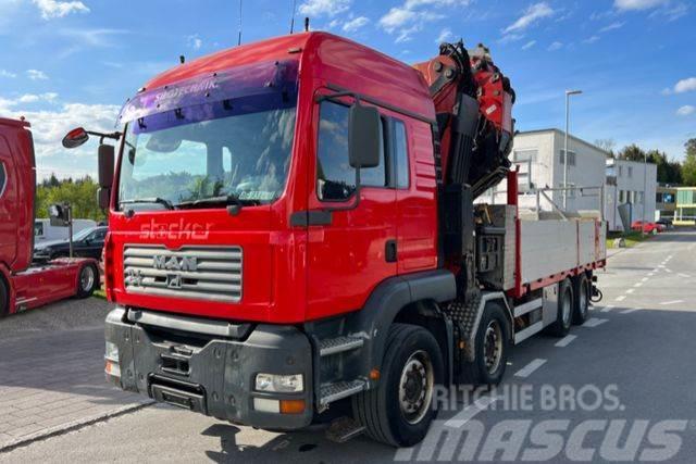 MAN TGA 32.463 8x4 EFFER 550 Truck mounted cranes