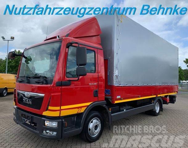 MAN TGL 8.180 BL/ Edscha/ LBW/ Klima/ Standhzg./ EU6 Curtain sider trucks