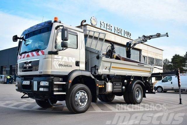 MAN TGM 18.290 4x4 PALFINGER PK 11001 KIPPER Cran Truck mounted cranes