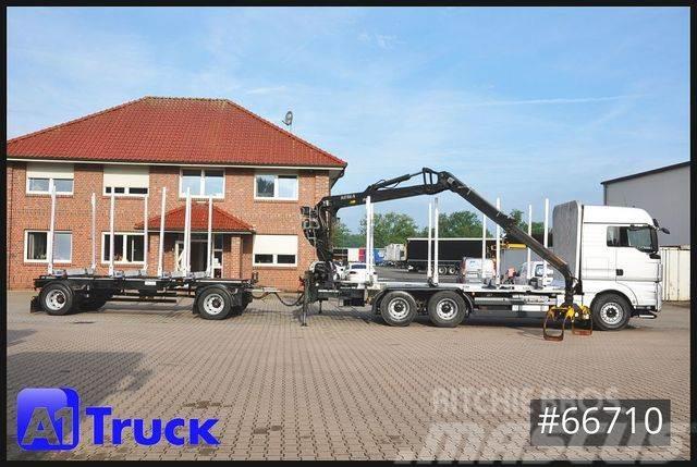 MAN TGX 26.480, Holz Kesla 2109, 6x4, Truck mounted cranes