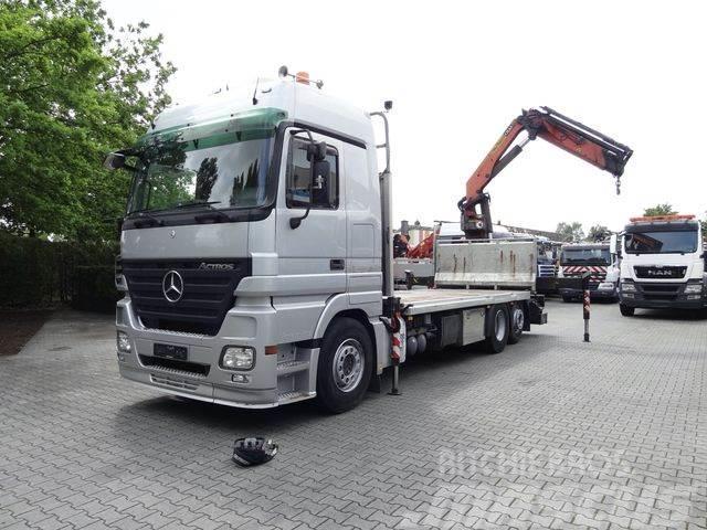 Mercedes-Benz Actros 2541 6X2 Palfinger PK29002 Flatbed / Dropside trucks