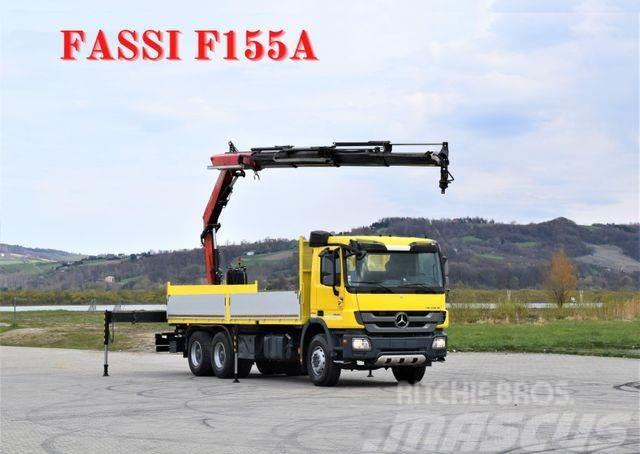 Mercedes-Benz ACTROS 2636 * FASSI F155A + FUNK/6x4 Truck mounted cranes