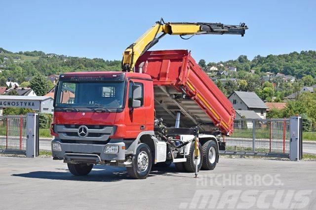 Mercedes-Benz ACTROS 2636 * FASSI F155AXS.0.22 / 6x4 Truck mounted cranes